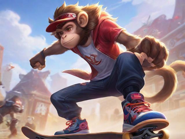 滑板鞋新皮肤被抢,辅助猴子完美配合,大后期AP英雄魔法伤害太多!