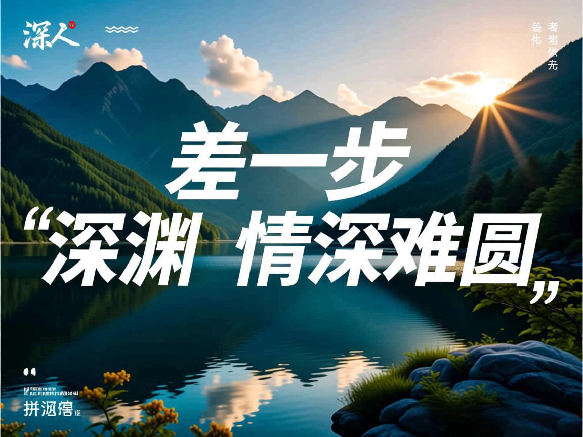 《差一步深渊 情深难圆》