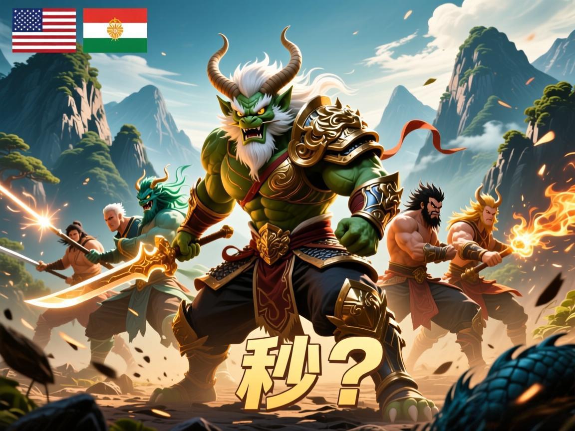 硬刚外国山海经新成员！秒杀？