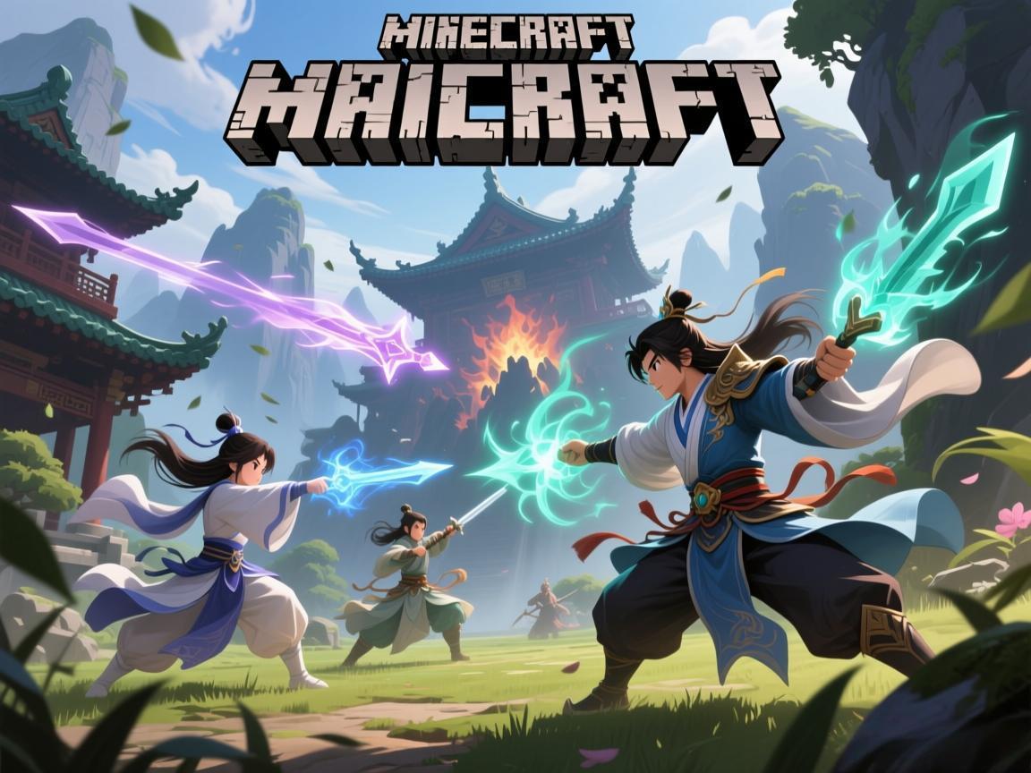 我的世界修仙版联机PVP上线 国风仙侠激战洪荒