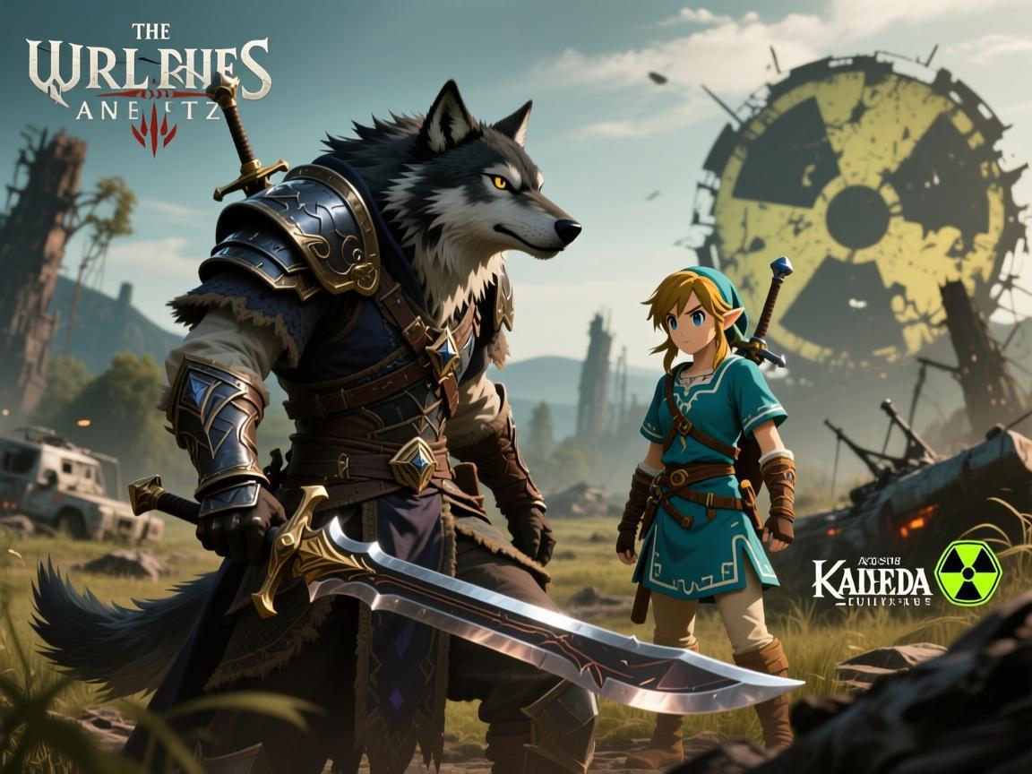 巫师3：狂猎  之狼：影之刃  塞尔达传说：旷野之息  刺客信条：奥德赛  辐射4：核战后世界