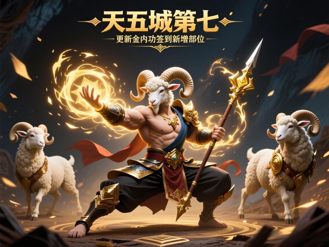 开服第七天五羊城更新金内功签到新增部位