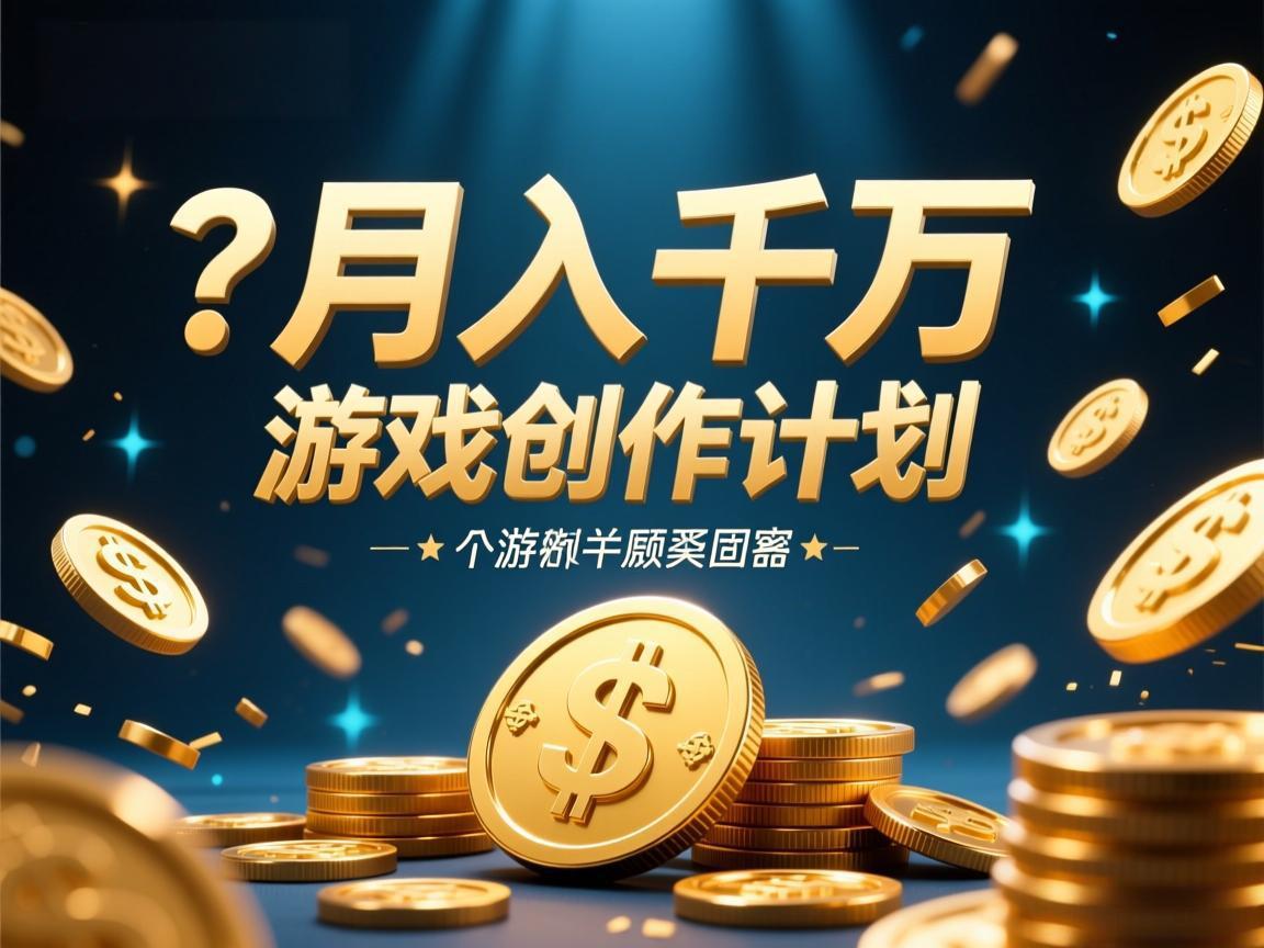资本做局？月入千万游戏创作计划