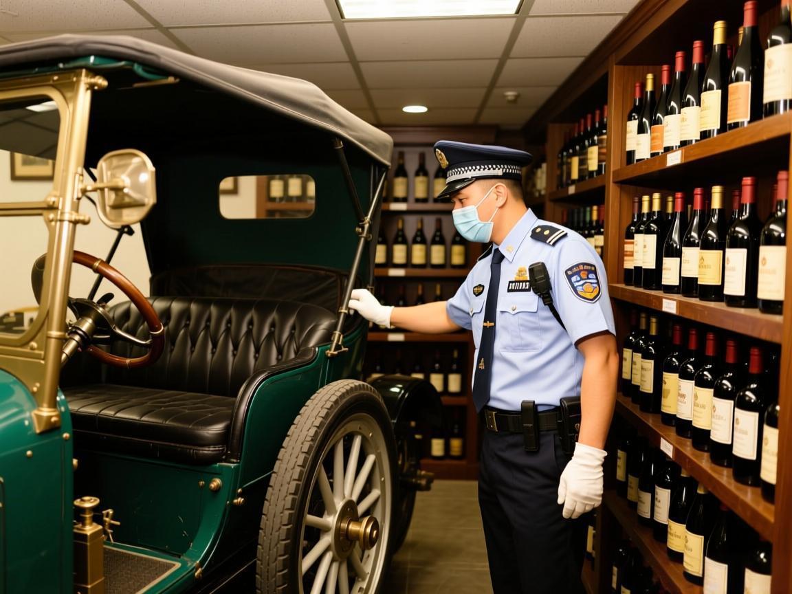老爷车司机藏酒被查