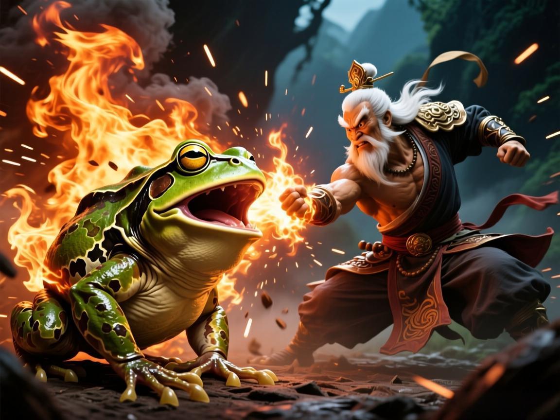 宗师对决蟾蜍哥热血沸腾