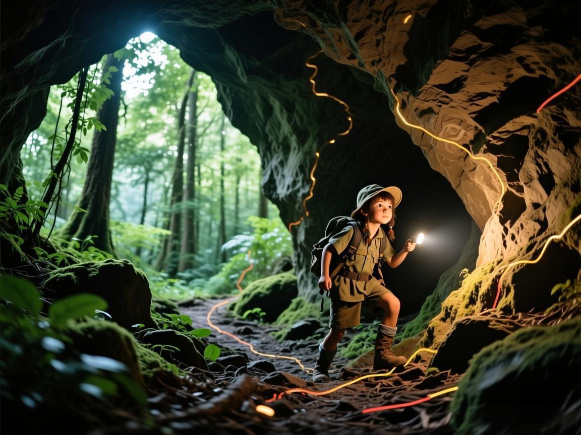森林之子洞穴探索全路线